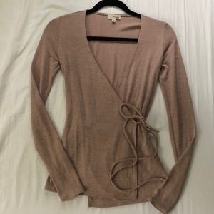 Aritzia Wrap Long Sleeve Shirt